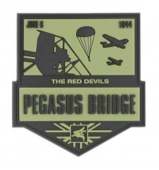 101 Inc. - Naszywka PEGASUS BRIGDE - Lądowanie aliantów w Normandii - 3D PVC - Rzep - 444130-7377