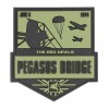 101 Inc. - Naszywka PEGASUS BRIGDE - Lądowanie aliantów w Normandii - 3D PVC - Rzep - 444130-7377