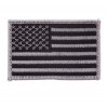 101 Inc. - Naszywka US Flag - Flaga USA naramienna -  Wyszywana - Termoprzylepna - Silver - 442302-615