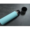 Schou - Termos HOT / COLD Vacuum Flask - Stalowy - Marine Blue - 0,5 Litra