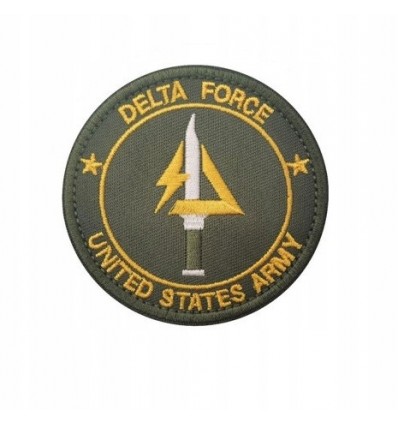 101 inc. - Naszywka DELTA FORCE - UNITED STATES ARMY - Wyszywana - Rzep