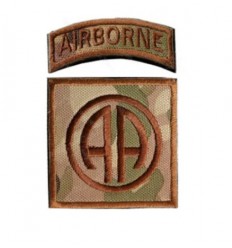 Naszywka 82nd US Airborne Division - Wyszywana - Rzep