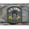 FOSTEX - Naszywka US Army Skull - Zielony